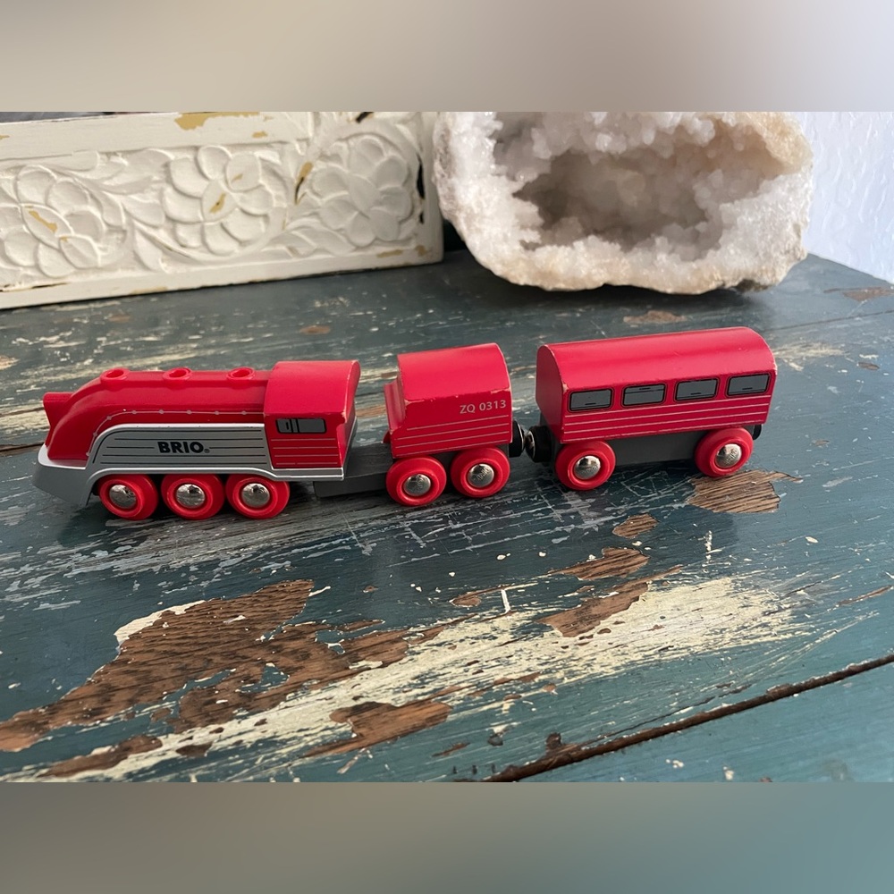 Brio Red Train Set